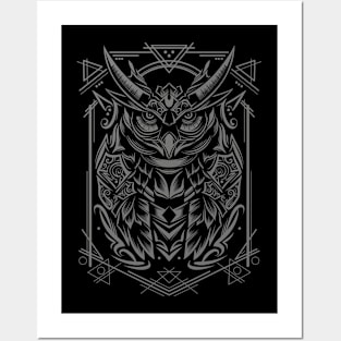 Sacred Owl Posters and Art